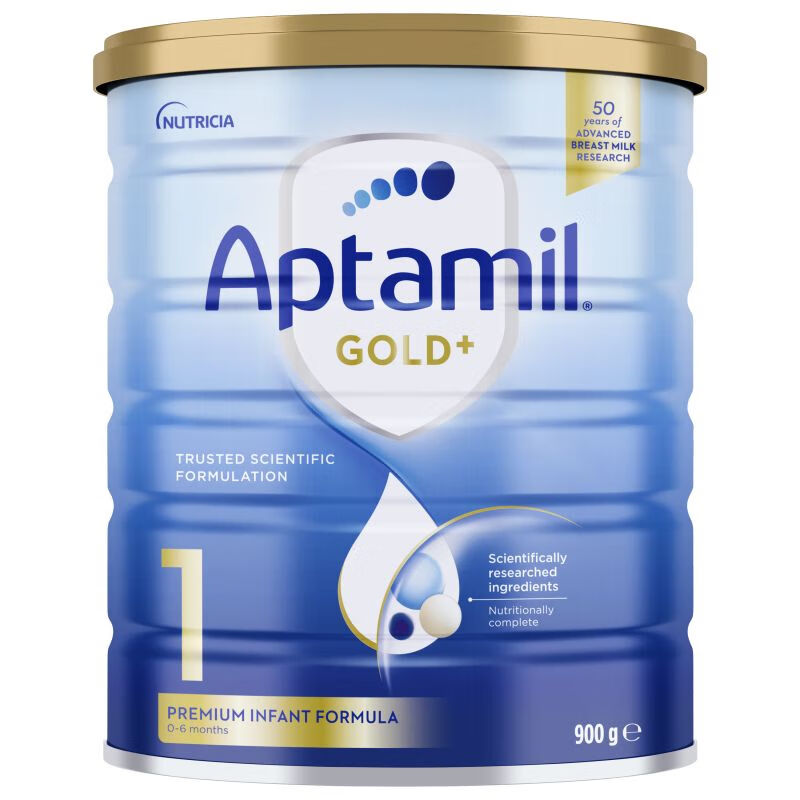 Aptamil - 爱他美Aptamil澳洲金版奶粉1段 [适合0至6个月] 900克