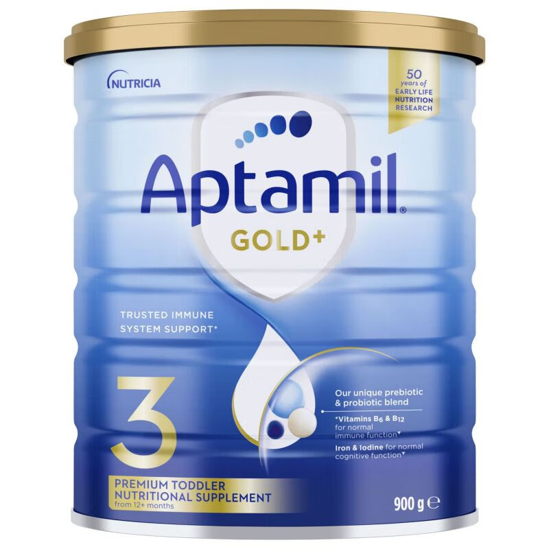 Aptamil - 爱他美Aptamil澳洲金版奶粉3段 [适合1至3岁] 900克
