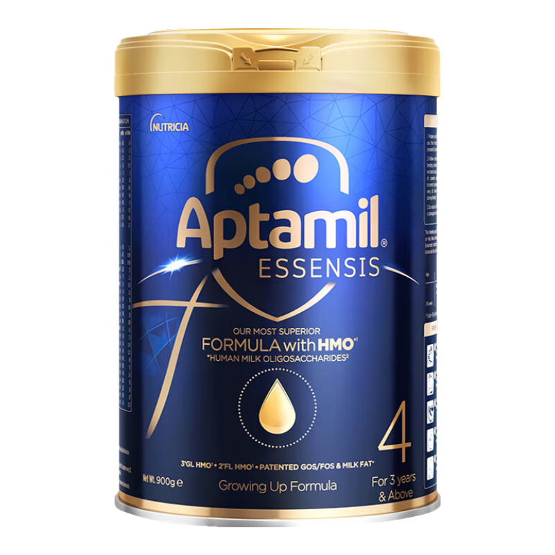 Aptamil - 爱他美Aptamil港版奇迹蓝罐婴幼儿配覅方奶粉900g 4段